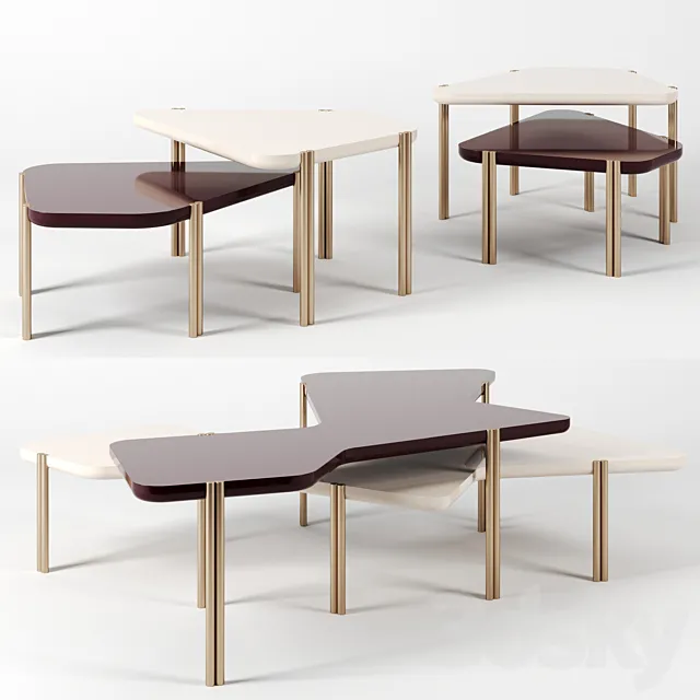 Jean tables by Durame 3DModel