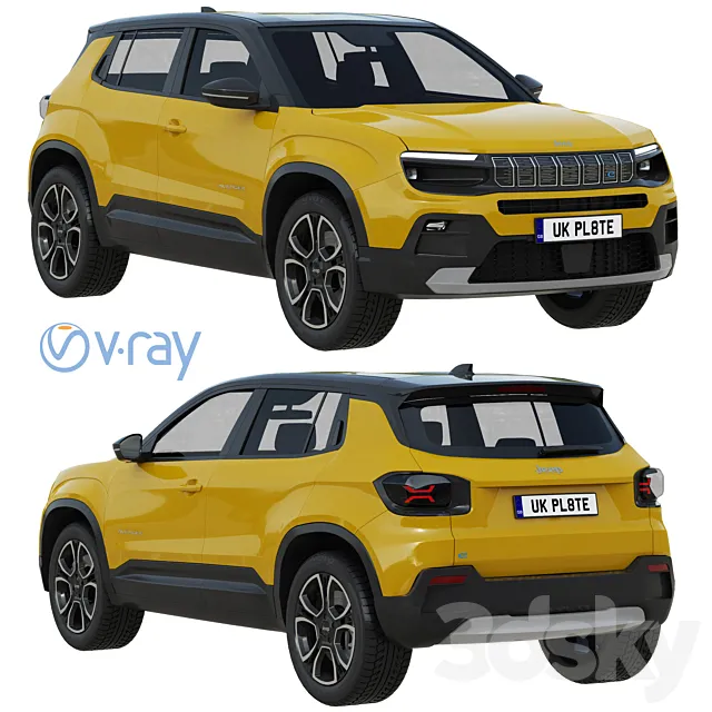 Jeep Avenger 3D Model