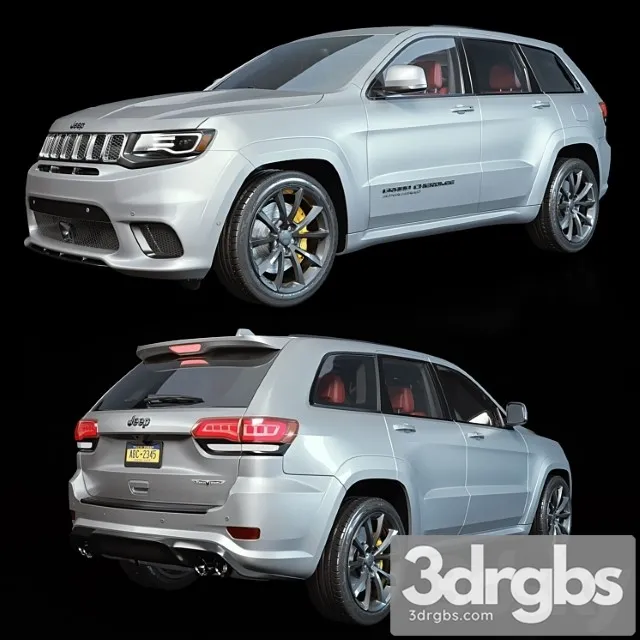 Jeep grand cherokee trackhawk 3D Model Free