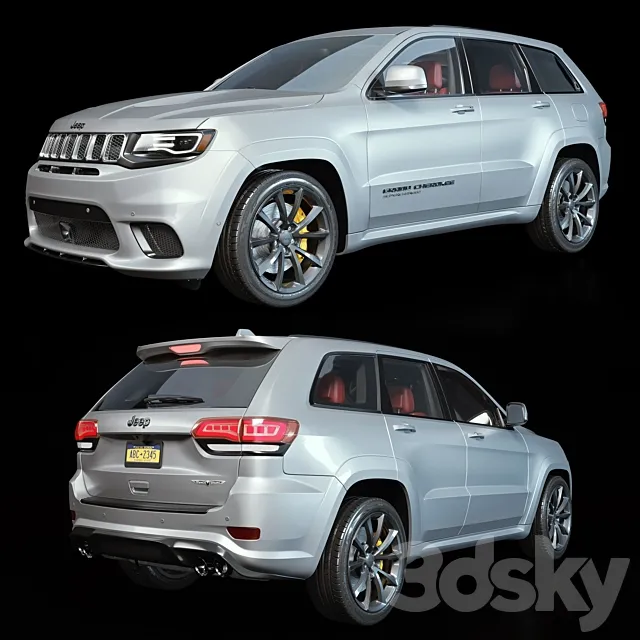 Jeep grand cherokee trackhawk 3D Model