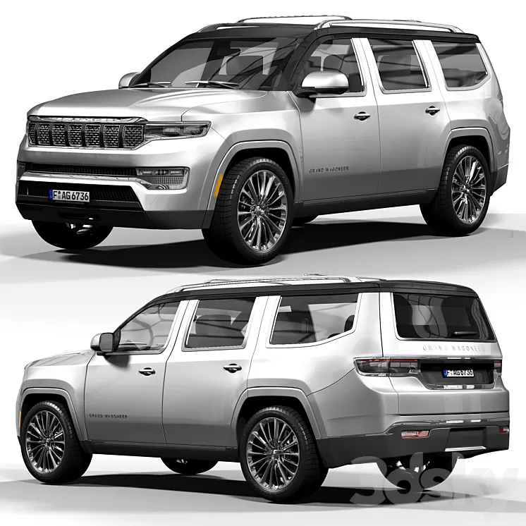 JEEP Grand Wagoneer 3D Model Free