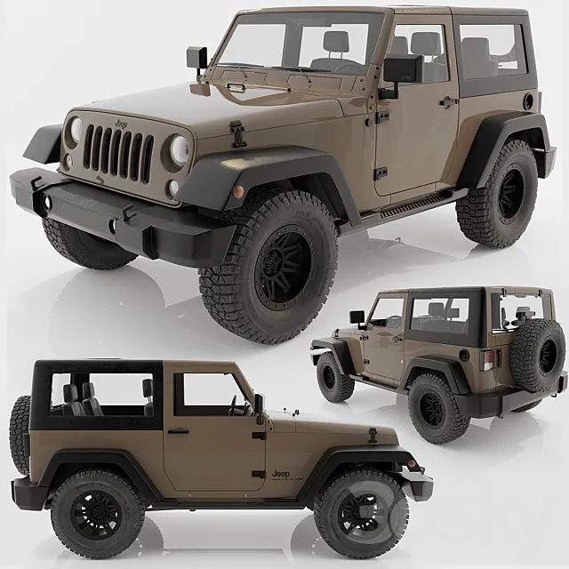 jeep wrangler rubicon 3DModel