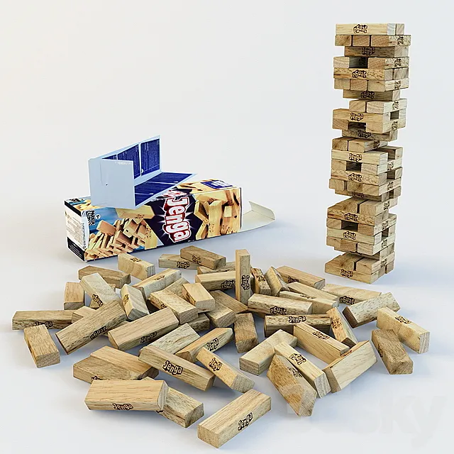 Jenga 3D Model