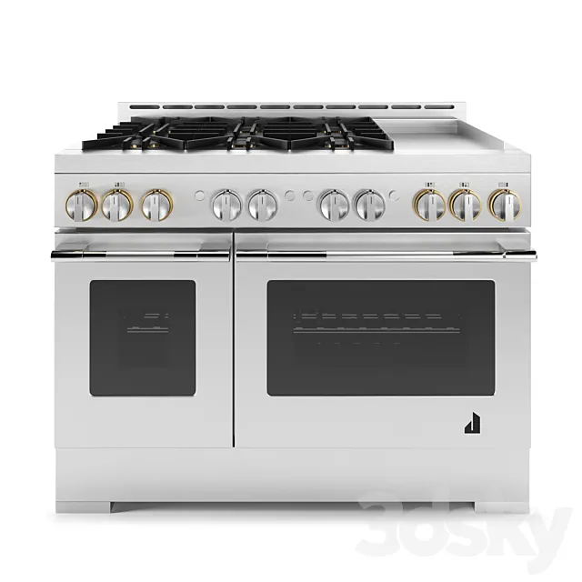 Jenn-Air Professional Gas Stove JGRP748HL 3D Model