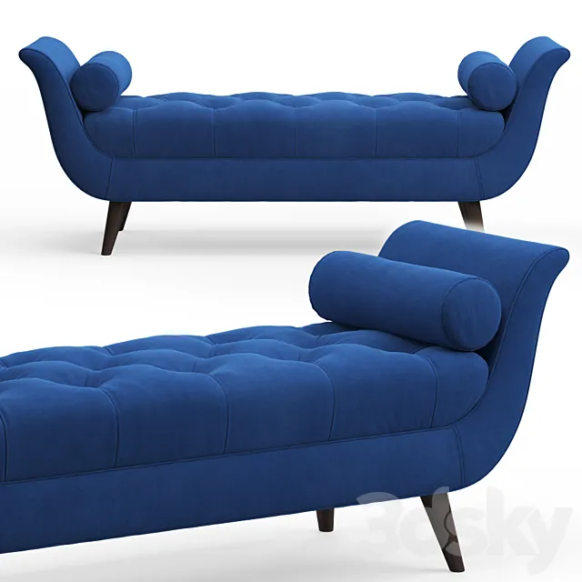 Jennifer Taylor Home Alma Entryway Bench 3D Model