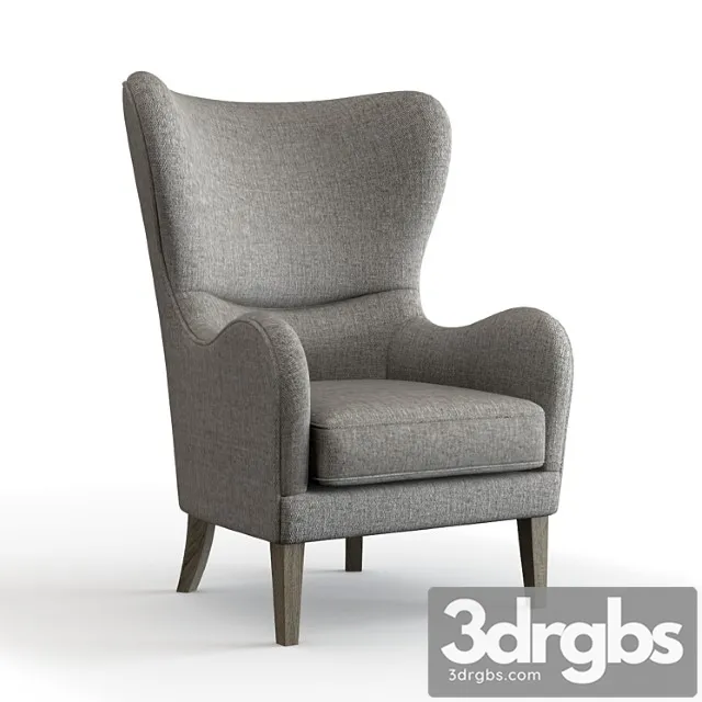 Jera swoop wing chair 3D Model Free