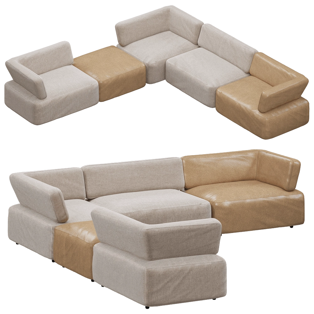 Jess - Sofa Infinity 5 3D Model