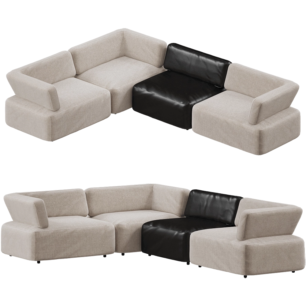 Jess - Sofa Infinity 6 3D Model