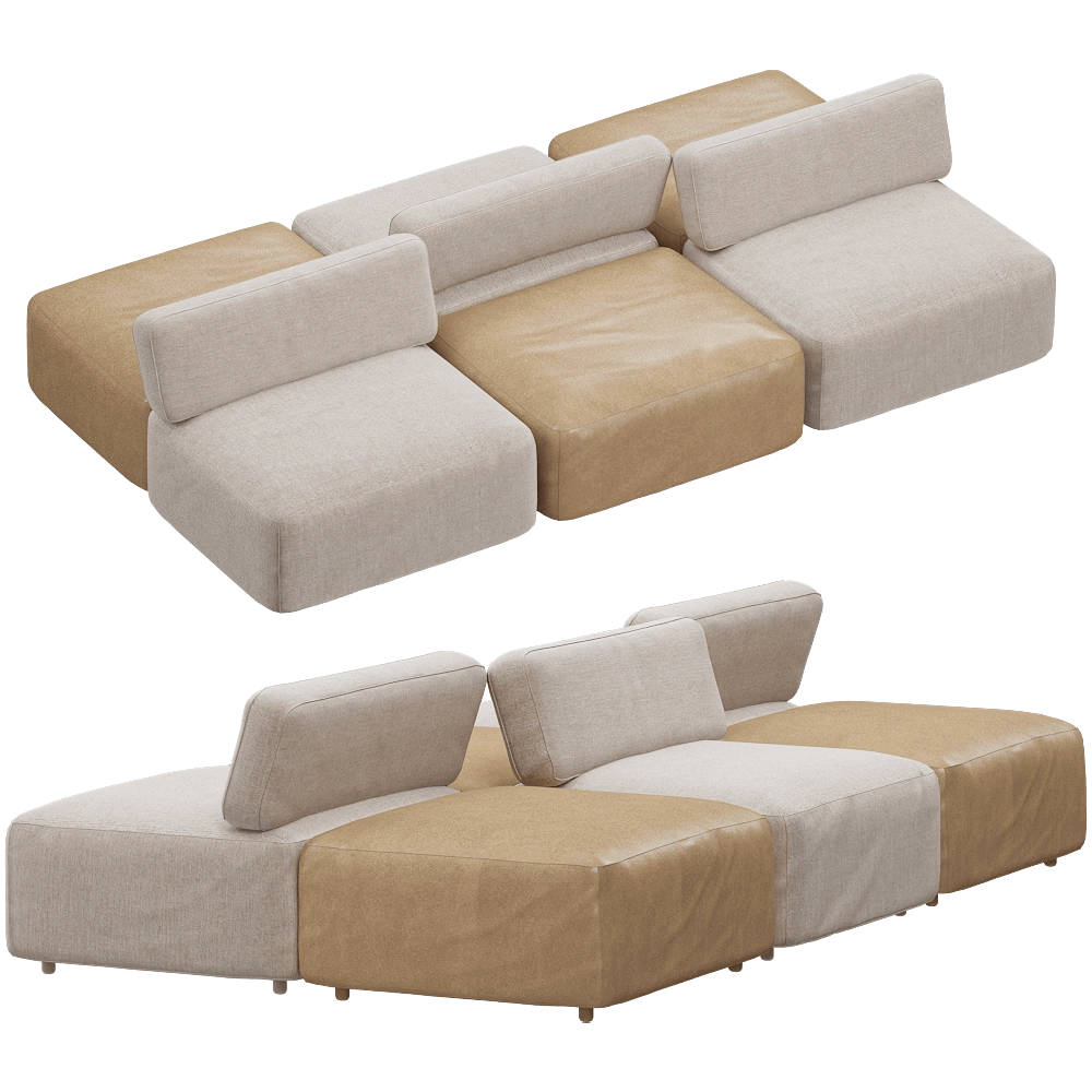 Jess - Sofa Infinity 7 3D Model