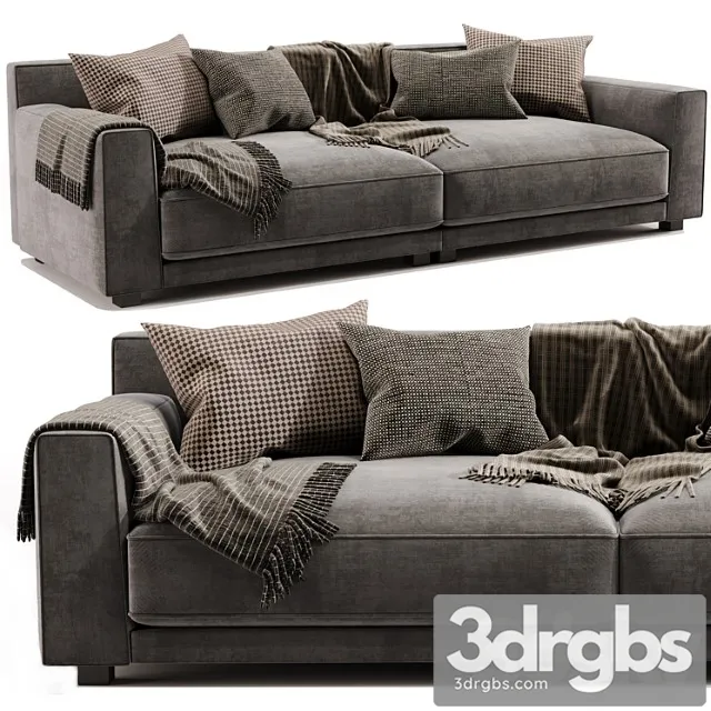 Jesse Daniel Chaise 2 Seater Sofa 5 3D Model Free