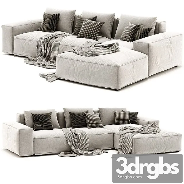 Jesse Daniel Chaise Longue Sofa 3D Model Free