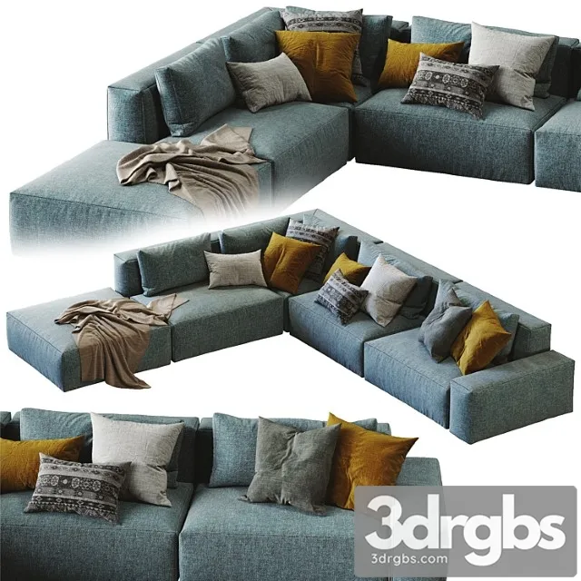 Jesse Sofa Daniel 5 3D Model Free