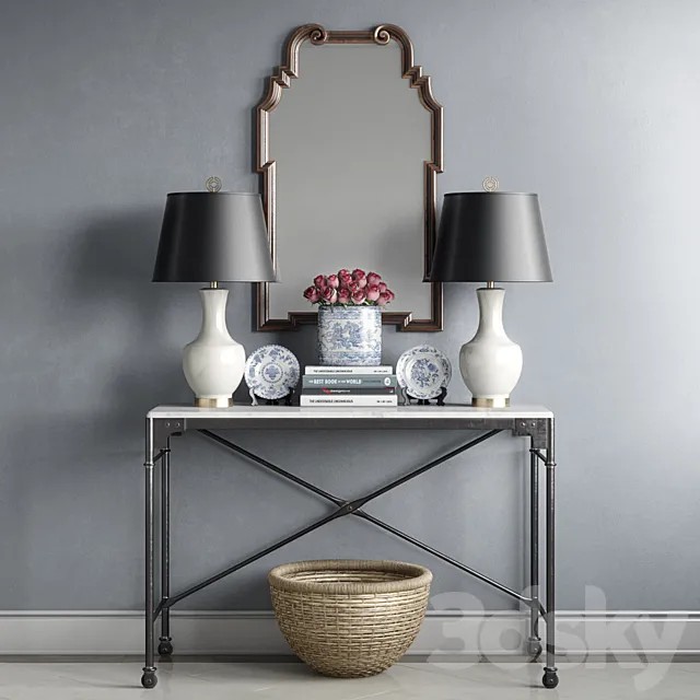 Jessica Walmsley interiors - decorative set 3DModel