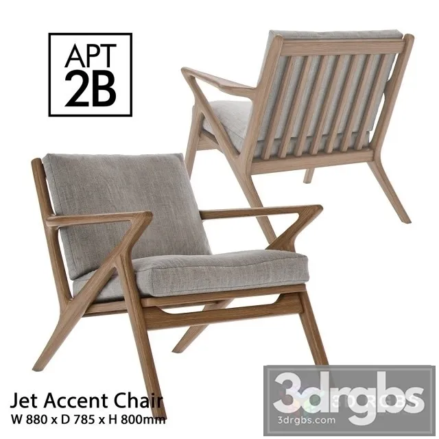 Jet Accent Chair 3D Model Free