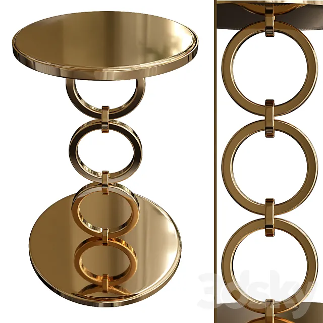 Jet Set Side Table 3D Model