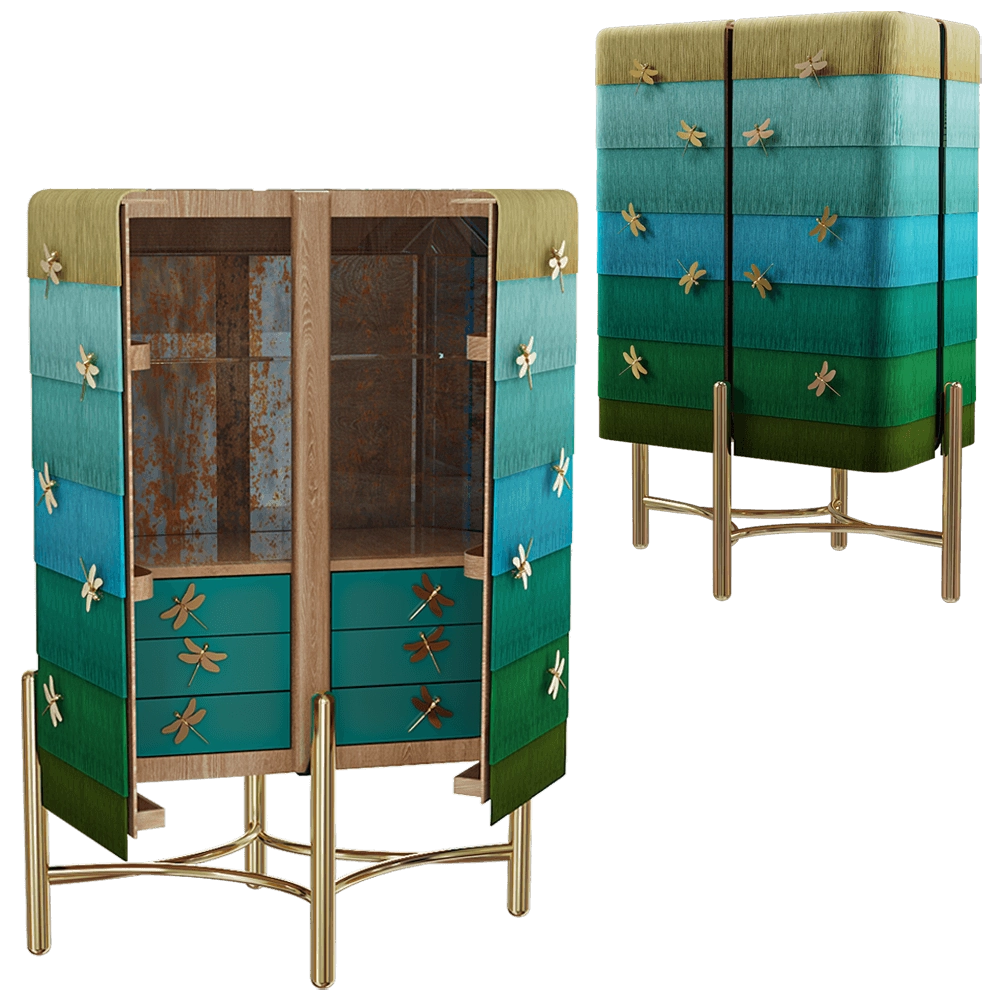 Jetclass - Bar cabinet Folk JFK214 3D Model