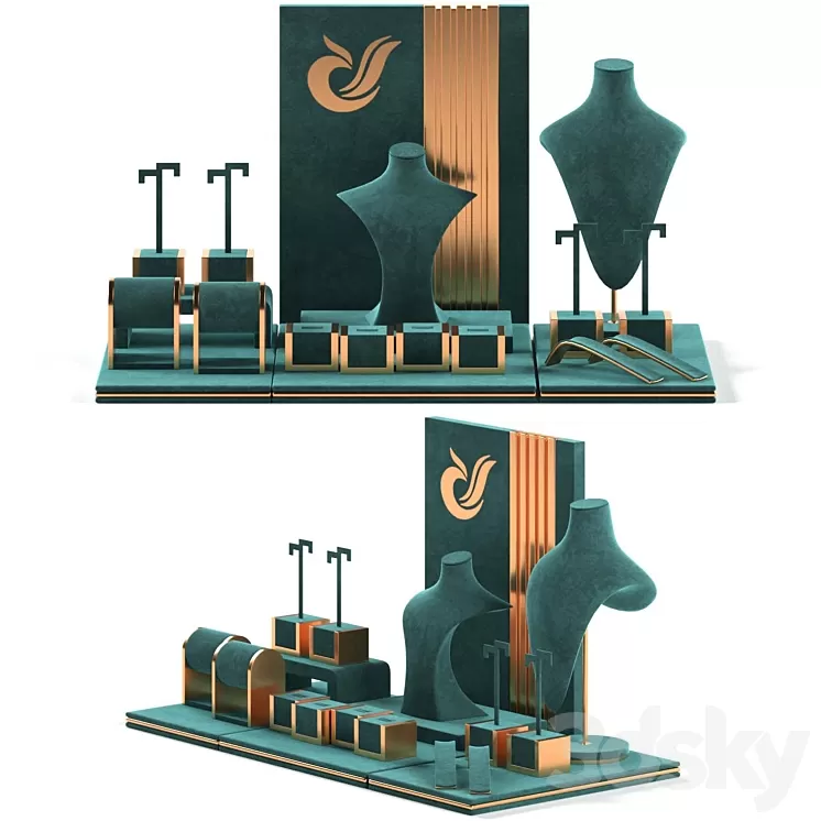 jewelry display Yadao-03 3D Model