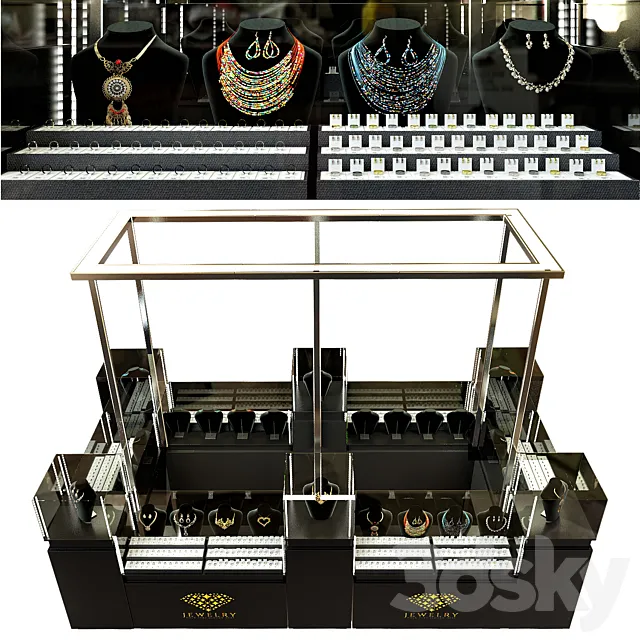 Jewelry Island 3D Model