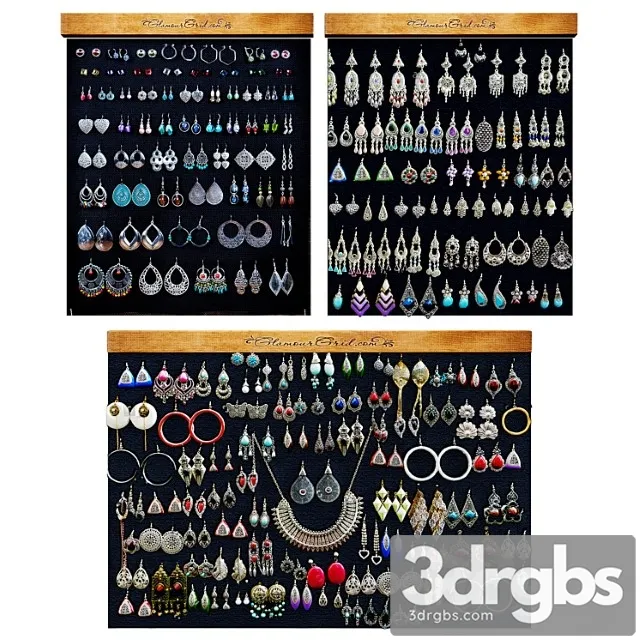 Jewelry Stand 3D Model Free