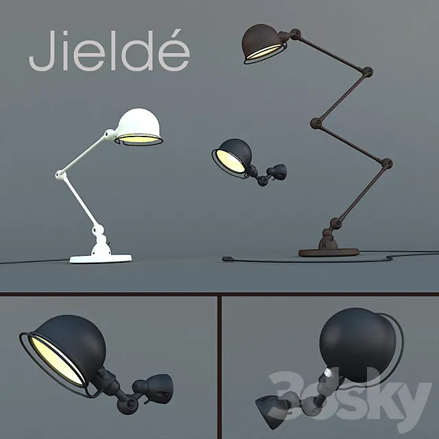 Jielde lamp 3D Model