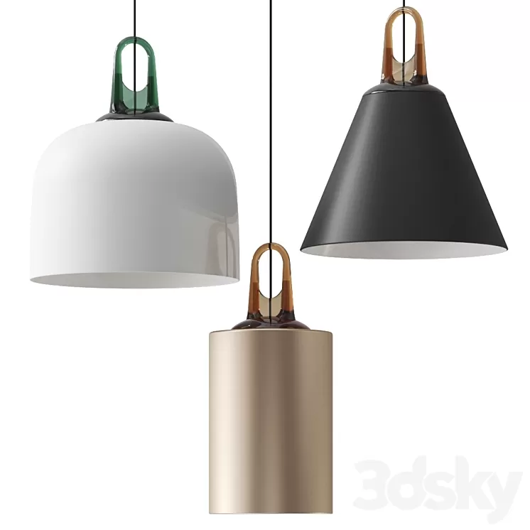 JIM Pendant lamp by LODES 3D Model