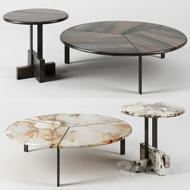 Joaquim tables by Tacchini 3DModel