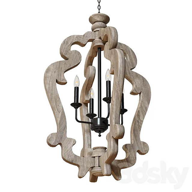 Jocelin pendant light 3D Model