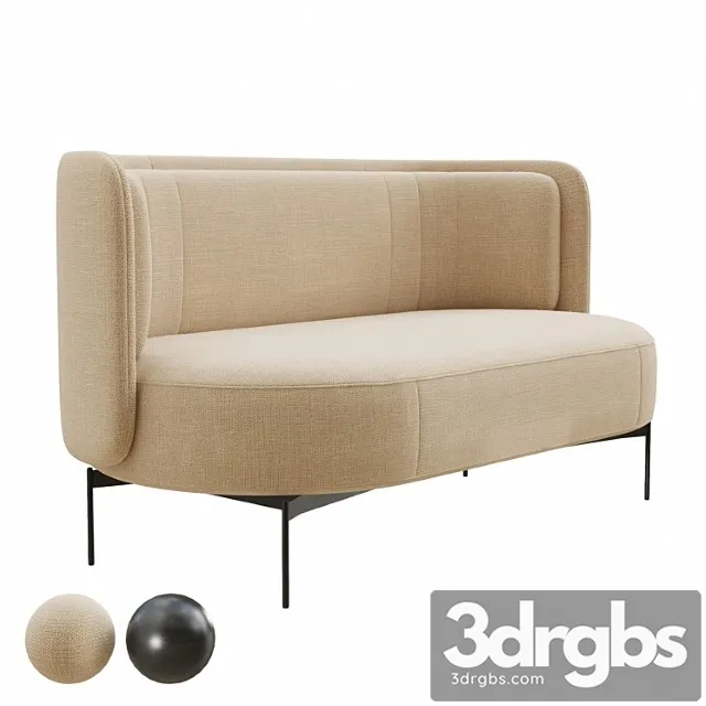 Joe Sofa Low 2 3D Model Free