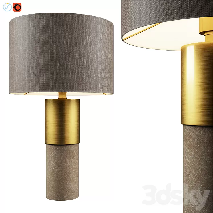 John Lewis Akani Table Lamp 3D Model
