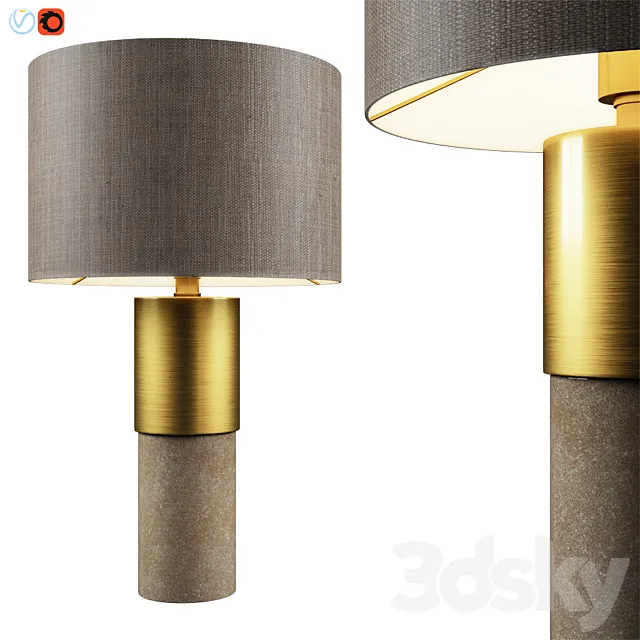 John Lewis Akani Table Lamp 3DModel