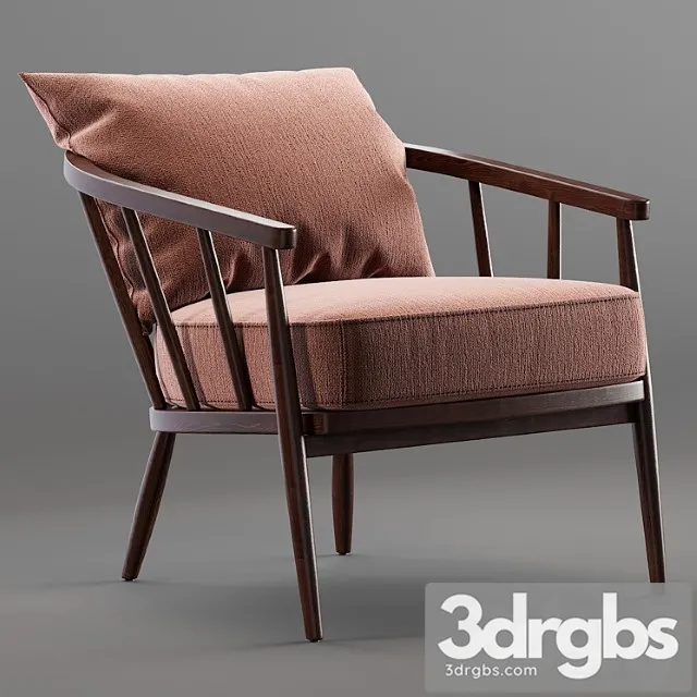 John Lewis Croft Collection Frome Armchair 3D Model Free