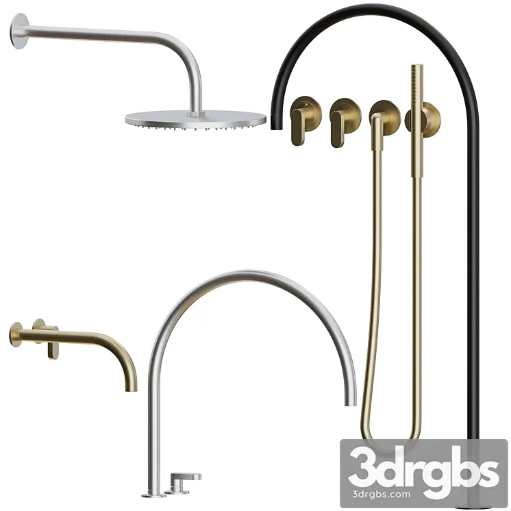 John Pawson Bath Set By Cocoon 3D Model Free