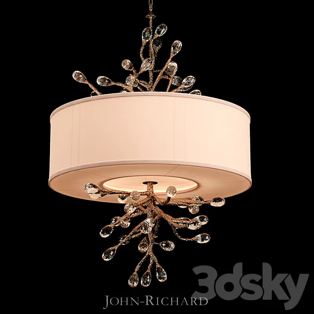 John-Richard Budding Crystal Pendant 3D Model