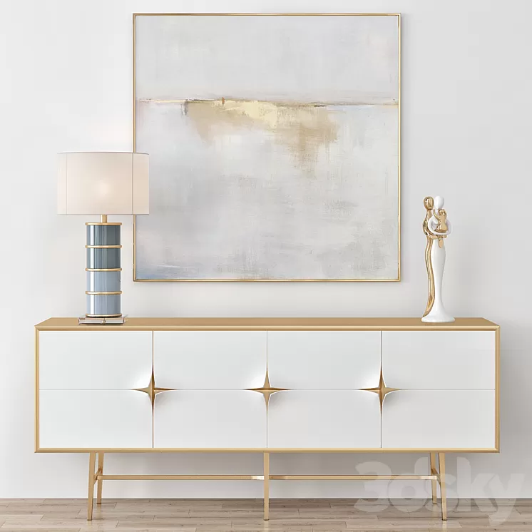 John Richard Buffet Sideboard 3D Model