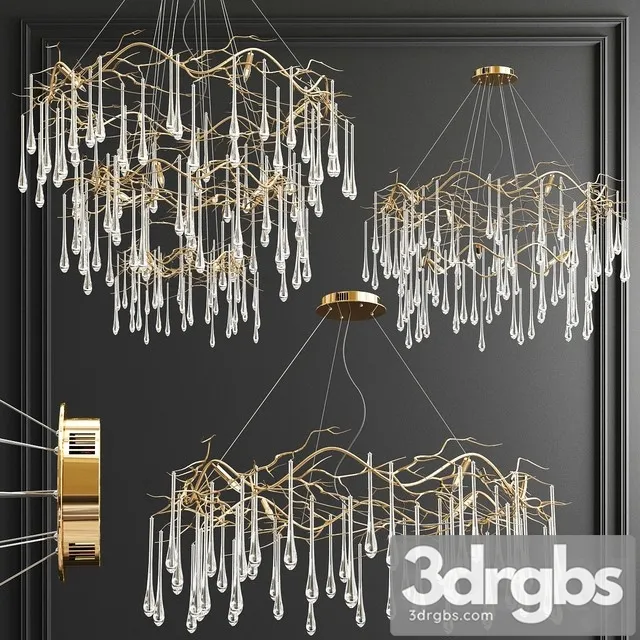 John Richard Chandelier 3 Type 3D Model Free