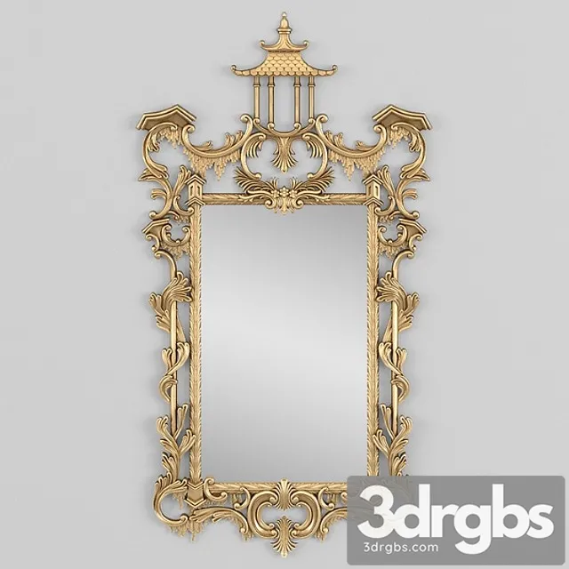 John Richard Collection Pavilion Mirror 3D Model Free
