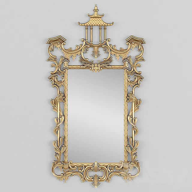 John-Richard Collection Pavilion Mirror 3D Model