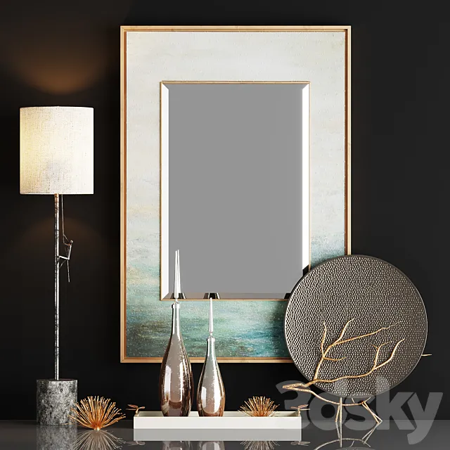 John Richard decor set 3DModel