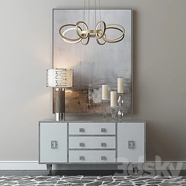 John Richard decorative set 3DModel