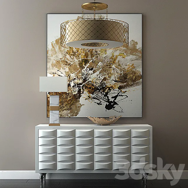 John Richard decorative set 3DModel