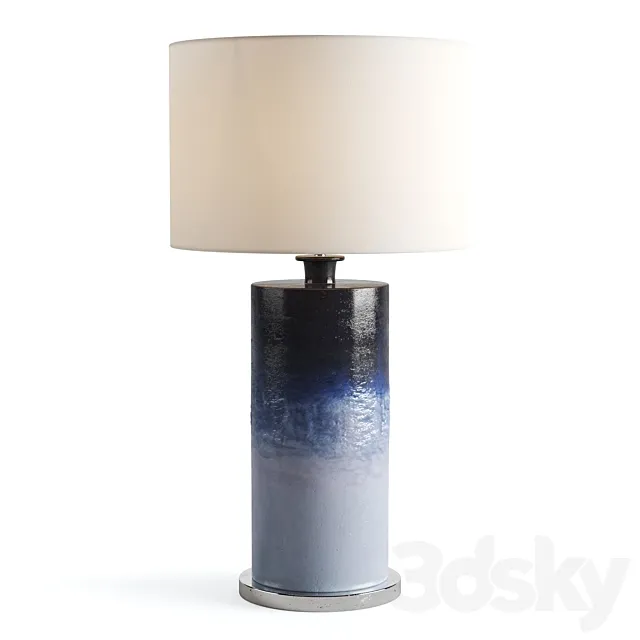 John Richard Deep-sea Indigo Table Lamp 3D Model