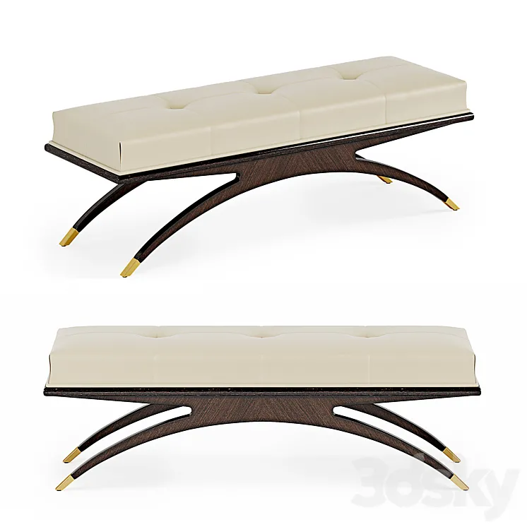 John-Richard Euclidean Bench 3D Model Free