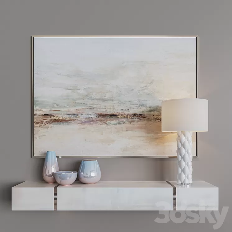 John-Richard - Pastel Moderne 3D Model