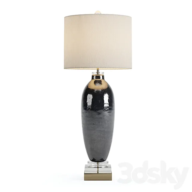 John Richard - Smoky Blue Slender Table Lamp 3D Model