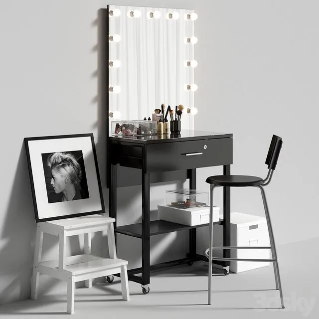 Johny Wood Dressing Table 3D Model