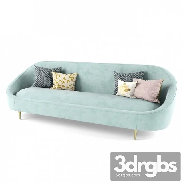 Jonatan Adler Ether Sofa 3D Model Free
