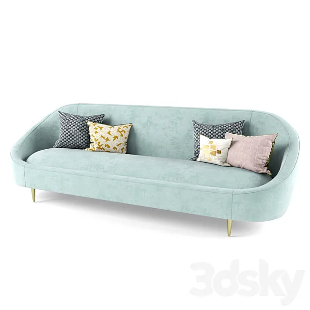 Jonatan Adler Ether Sofa 3D Model