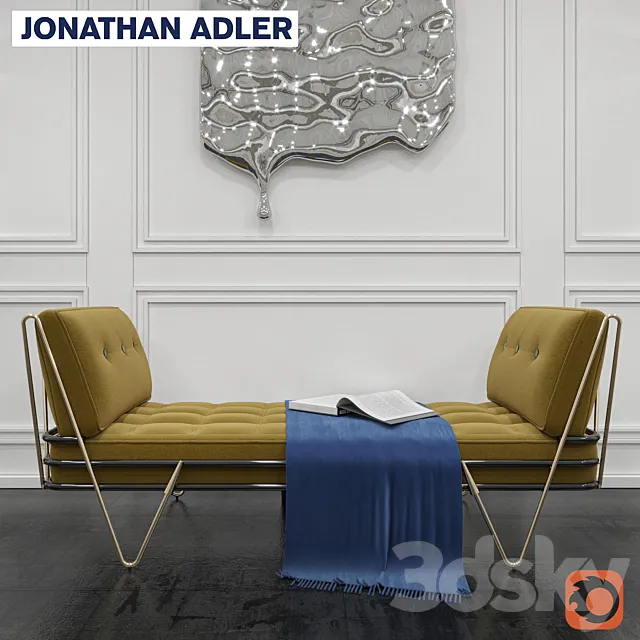 Jonathan Adler Maxime Daybed 3DModel