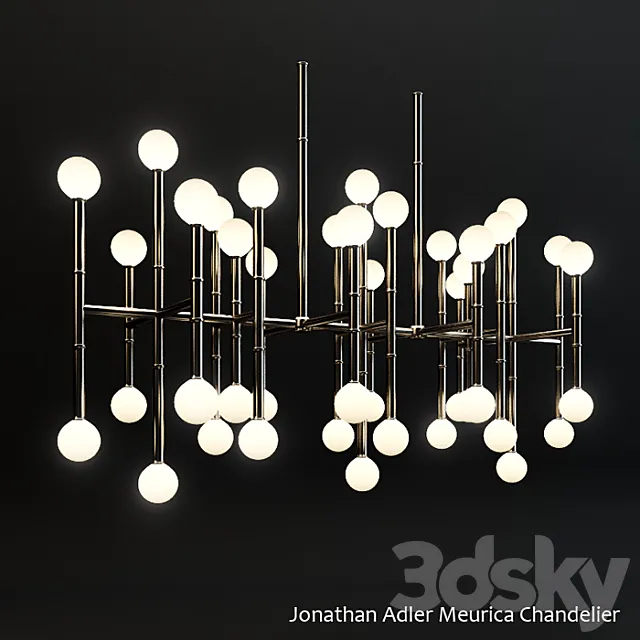 Jonathan Adler Meurice Chandelier 3DModel