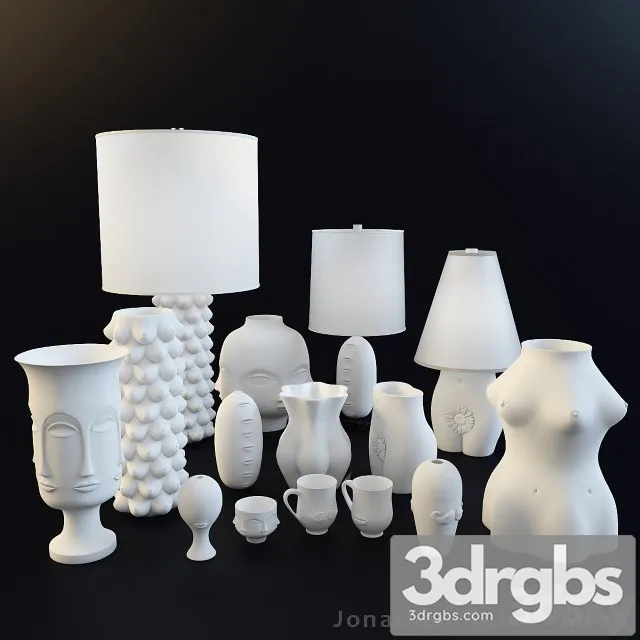 Jonathan Adler Muse Collection 3D Model Free